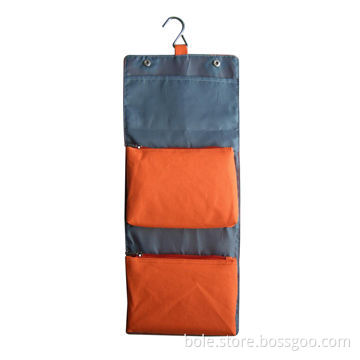 Polyester Toilet Bag with Multi Zipper Pocket, OEM Orders Welcomed